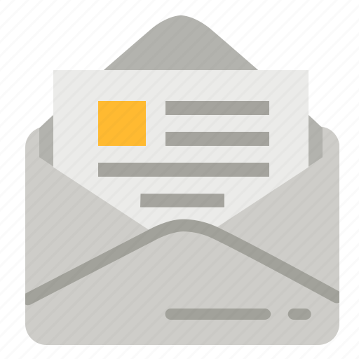 Document, email, letter, newsletter icon - Download on Iconfinder
