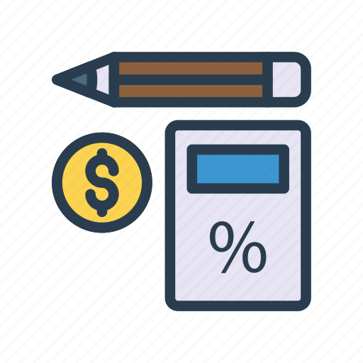 Accounting, calculation, calculator, finance, pencil icon - Download on Iconfinder