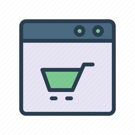 Cart, ecommerce, shopping, webpage, window icon - Download on Iconfinder
