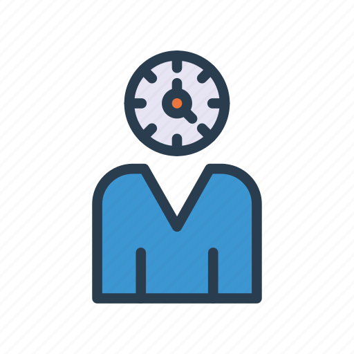 Avatar, clock, employee, time, user icon - Download on Iconfinder