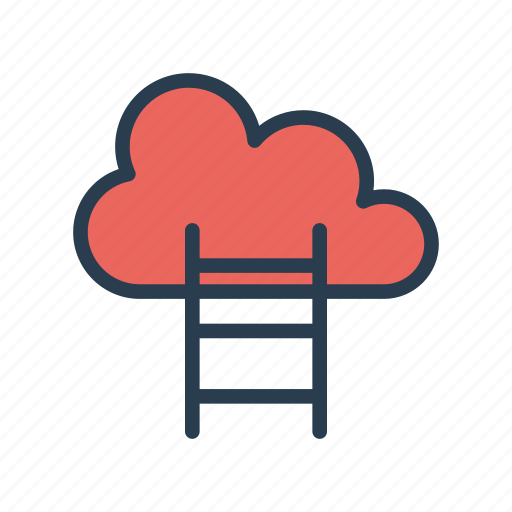 Climate, cloud, ladder, stair, weatehr icon - Download on Iconfinder