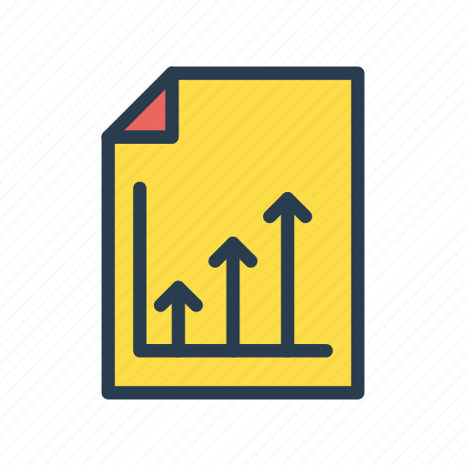 Chart, file, growth, page, report icon - Download on Iconfinder