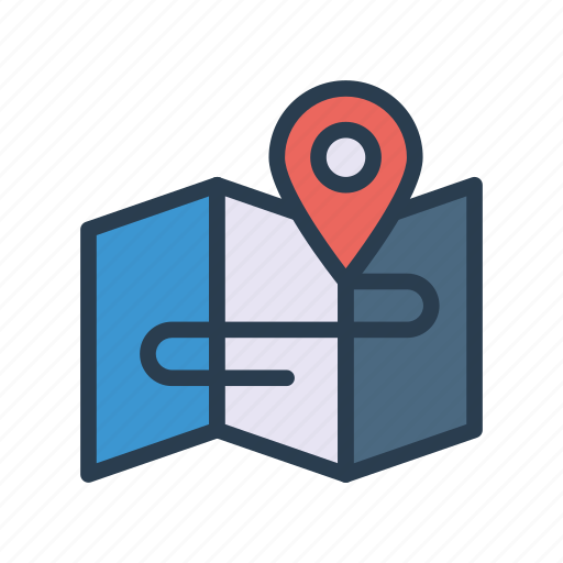 Direction, location, map, pin, position icon - Download on Iconfinder