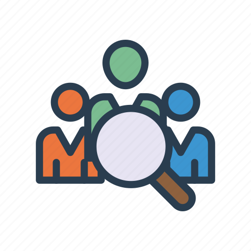 Employee, group, management, organization, search icon - Download on Iconfinder