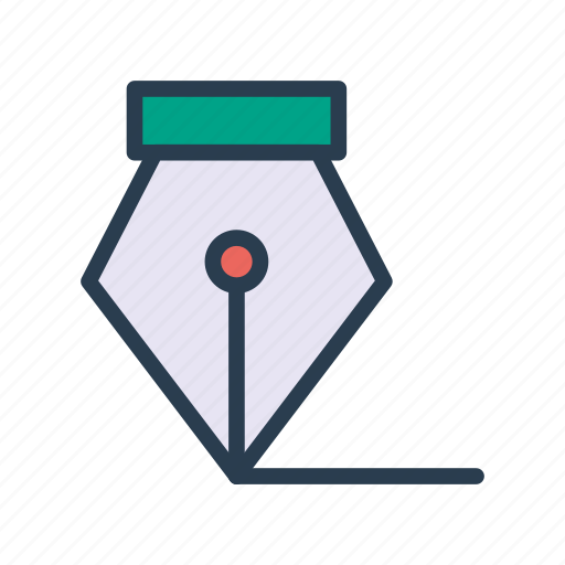 Ink, nib, pen, stationary, write icon - Download on Iconfinder