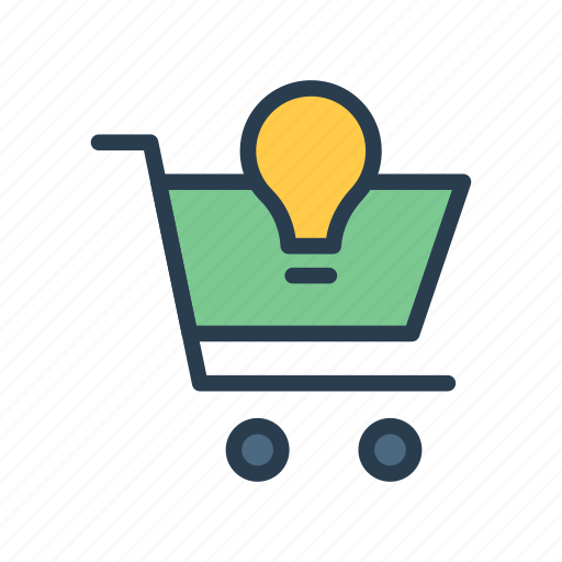 Bulb, buy, cart, shopping, troller icon - Download on Iconfinder