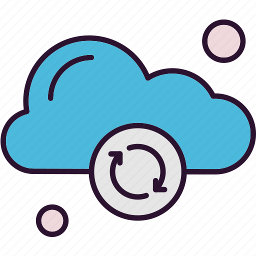 Cloud, cloudy, reload, weather icon - Download on Iconfinder