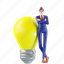expresion, employee, business, business man, manager, presentation, business suit, start up, bulb 