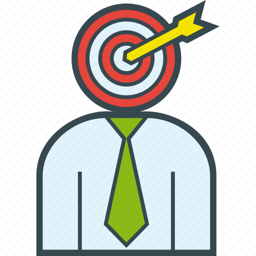 Arrow, businessman, headhunter, recruitment, target icon - Download on Iconfinder