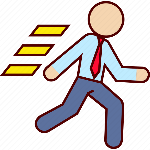 Business, career, fast, man, run, runner icon - Download on Iconfinder