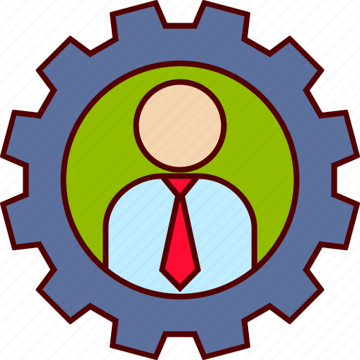 Business, gear, job, man, work icon - Download on Iconfinder