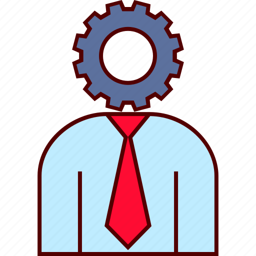Business, gear, head, job, man, work icon - Download on Iconfinder