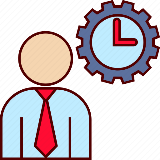 Business, clock, man, time, work, working icon - Download on Iconfinder