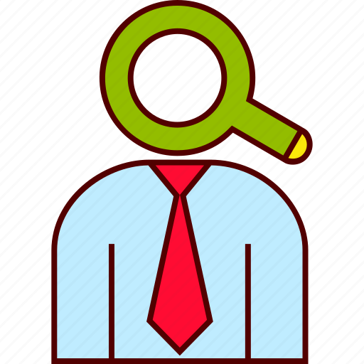 Find, head, headhunter, magnifier, recruitment, search icon - Download on Iconfinder