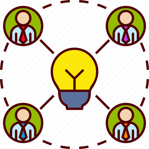 Brainstorm, brainstorming, bulb, business, creative, idea, team icon - Download on Iconfinder