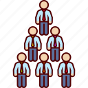 business, chart, men, organization, pyramid, structure