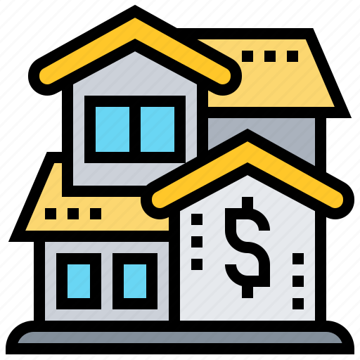 Assets, fixed, house, profit, property icon - Download on Iconfinder