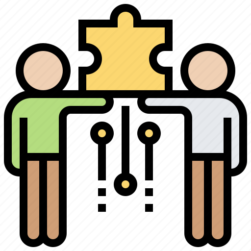 Collaborate, jigsaw, performance, support, teamwork icon - Download on Iconfinder