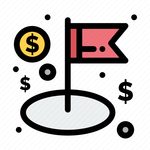 Business, dollar, flag, management icon - Download on Iconfinder