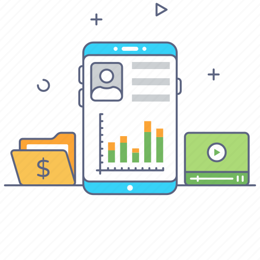 Mobile performance, user performance, user evaluation, analytics, statistics icon - Download on Iconfinder