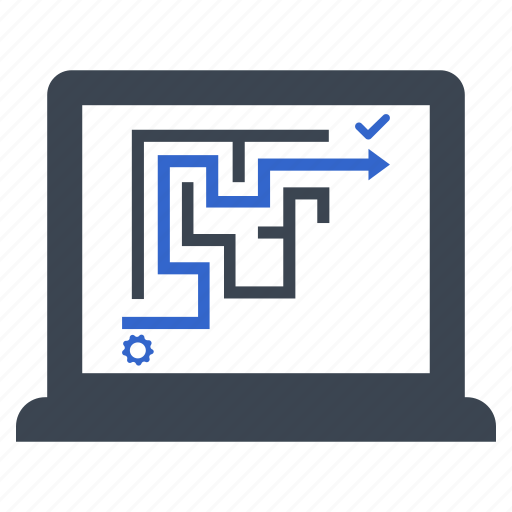 Labyrinth, maze, plan, solution, strategy icon - Download on Iconfinder