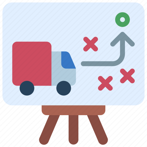 Logistics, planning, plan, plans, whiteboard icon - Download on Iconfinder