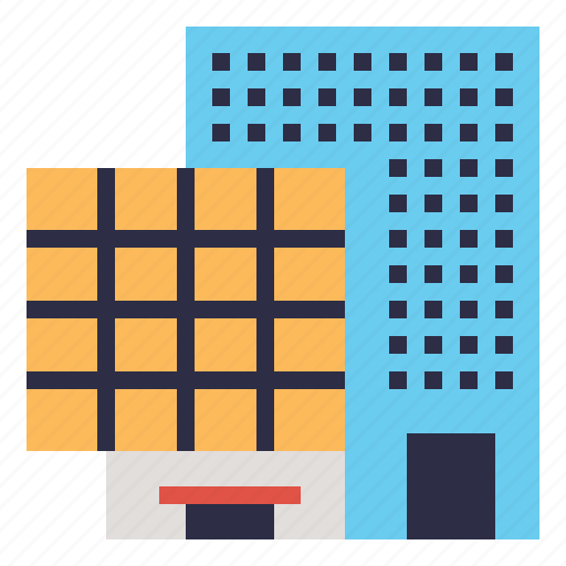 Apartment, building, city, condo, enterprise, headquarter icon - Download on Iconfinder