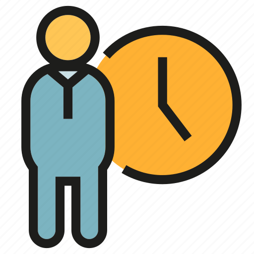 Clock, people, time icon - Download on Iconfinder