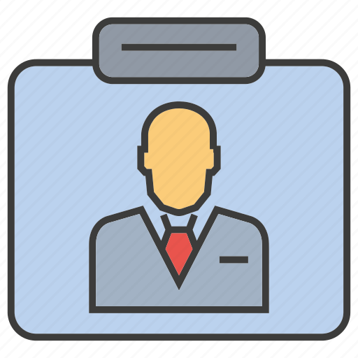 Business, business card, card, employee, officer, profile, worker icon - Download on Iconfinder