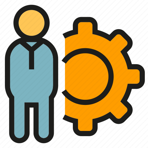 Cog, gear, people icon - Download on Iconfinder