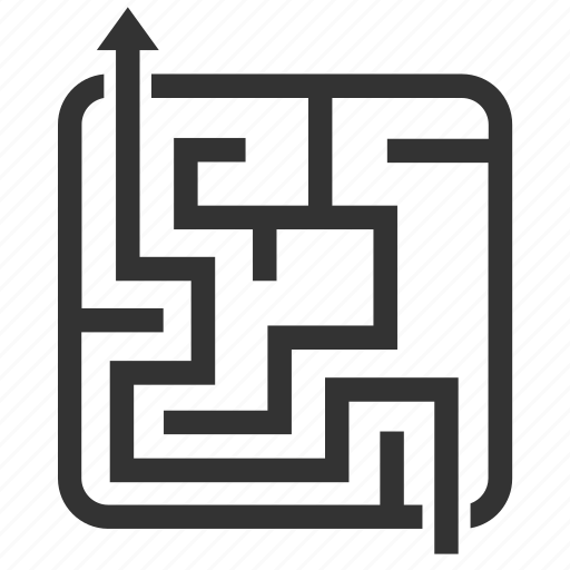 Labyrinth, maze, planning, solution, strategy, way icon - Download on Iconfinder