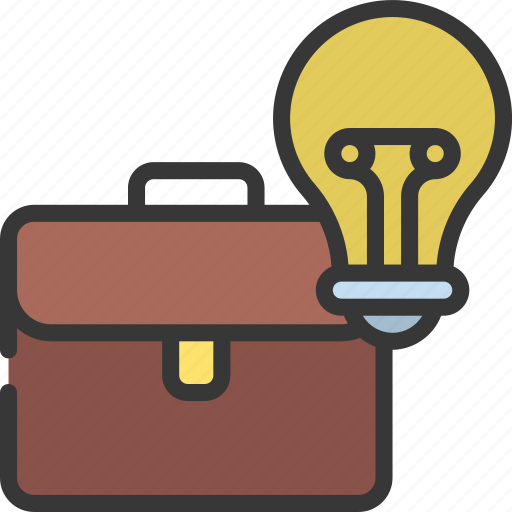 Business, ideas, briefcase, light, bulb icon - Download on Iconfinder