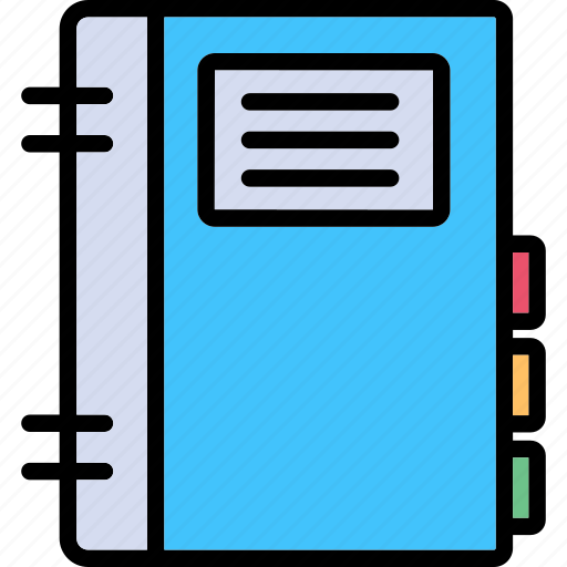 Contact book, book, phonebook, contact list, address book icon - Download on Iconfinder