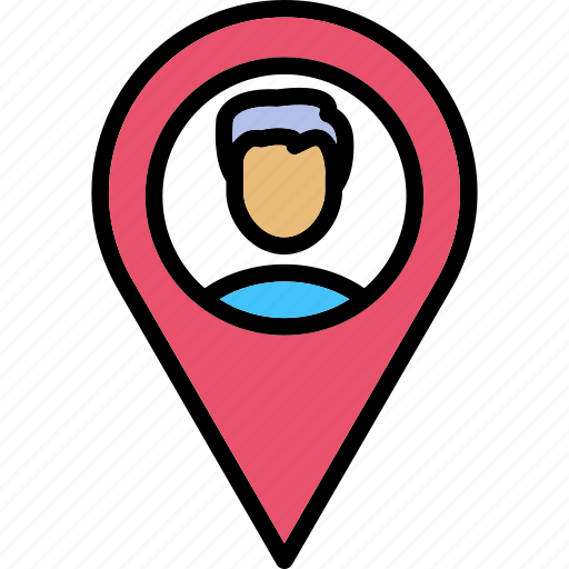 Track live location, find avatar, find, person, search user location, find person, person location icon - Download on Iconfinder