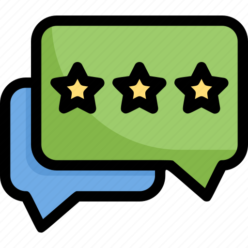 Business, marketing, rating, feedback, comment, star icon - Download on Iconfinder