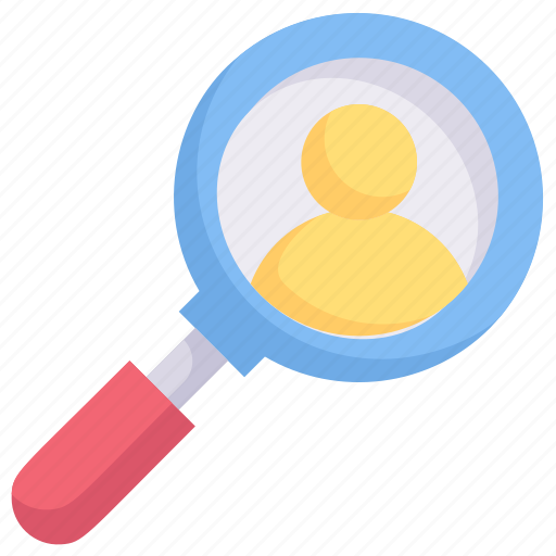 Business, marketing, find people, search, profile, magnifier icon - Download on Iconfinder