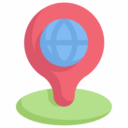 Business, marketing, location, pin, globe, sign icon - Download on Iconfinder