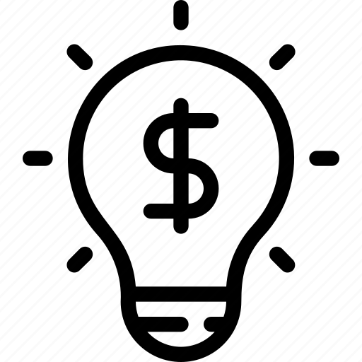 Business, marketing, idea, light, bulb, creativity, dollar icon - Download on Iconfinder