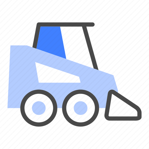 Loader, hydraulic, dig, construction, vehicle, load icon - Download on Iconfinder