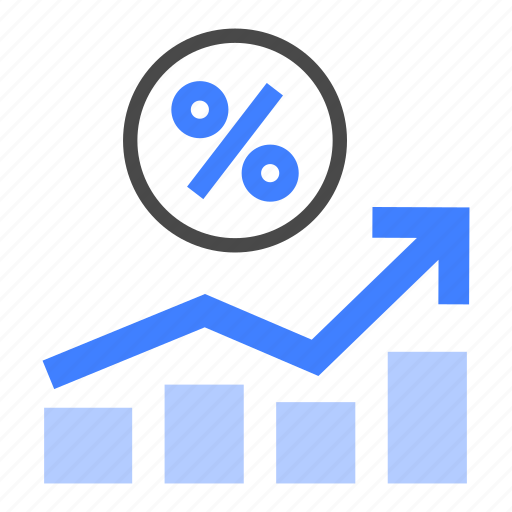 Growth, rate, interest, finance, profit, increase icon - Download on Iconfinder