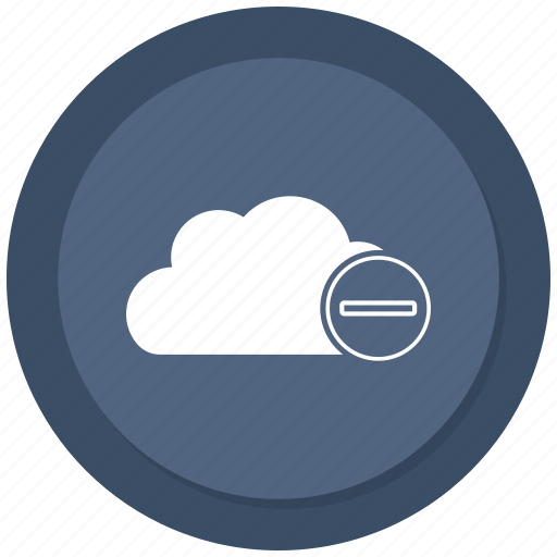 Cloud, data, minus, storage, wheather icon - Download on Iconfinder