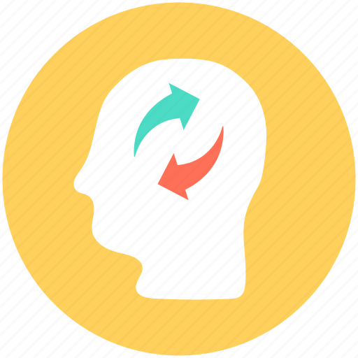 Creative mind, human head, human mind, intelligent, thinking icon - Download on Iconfinder