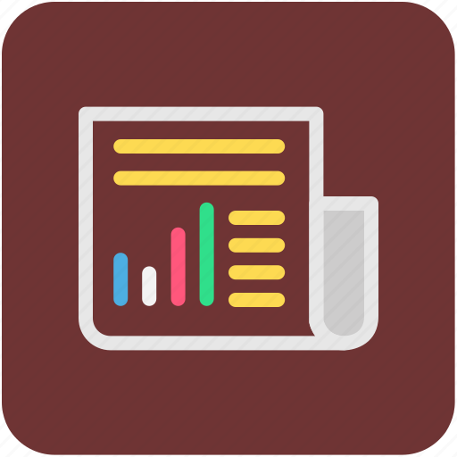 Business analysis, business report, business statistics, financial report, graphical report icon - Download on Iconfinder
