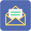 email, inbox, letter envelope, mail, sent email 