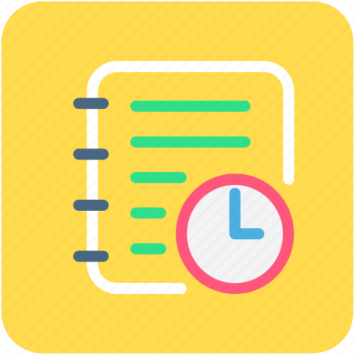 Appointments, notebook, schedule, time management, to do’s icon - Download on Iconfinder