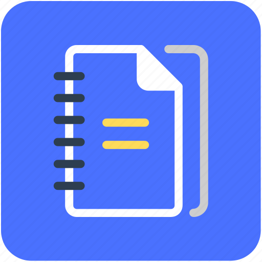 Jotter, notebook, notepad, scratch pad, writing pad icon - Download on Iconfinder