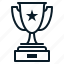 achievement, award, champion, cup, prize, trophy, winner 