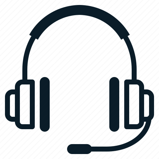 Audio, communications, headphones, listen, music, support icon - Download on Iconfinder