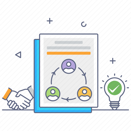 Collaboration, organization, team, group, handshake icon - Download on Iconfinder