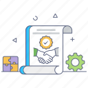 business partnership, agreement, business contract, business handshake, handclasp